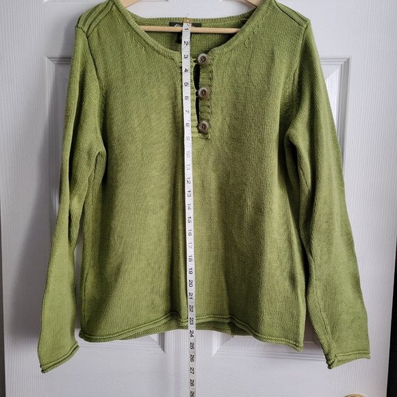 Eddie Bauer Knitted Cotton Sweater - Picture 5 of 10